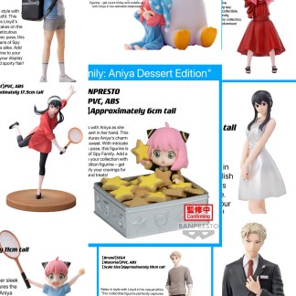 Spy Family Collectible Figurines: Explore the World of Espionage in Style!